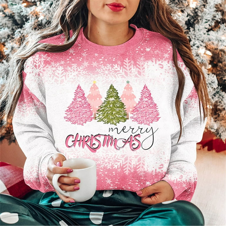 BLVB Christmas Sweatshirts for Women Ugly Christmas Sweater