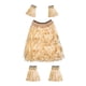 thumbnail image 2 of Conjunto de disfraz de falda de hierba hawaiana para mujer, decoraciones de falda hawaiana, falda tropical color paja, 2 of 9