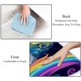 thumbnail image 4 of Unicorn Canvas Beach Blanket Picnic Mat - Waterproof Outdoor Sand Proof Mat with Tote Bag - Travel, Camping, Hiking, and Picnics on the Beach - 200x200cm Foldable and Lightweight, 4 of 6