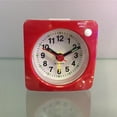 thumbnail image 3 of Despertador de viaje pequeño ascendente portátil de 6 cm con luz Snooze B/BB/BBB rojo Sunnimix Reloj de sonido ascendente, 3 of 6
