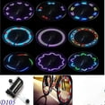 thumbnail image 2 of Dos lados 14 Led Color motocicleta bicicleta rueda señal luz neumático radios luz con 30 patrones, accesorios de bicicleta, 2 of 5
