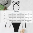 thumbnail image 3 of Mceream Women's High Waisted Drawstring Adjustment Bikinis Gathering Swimsuit Split Set Hot Pink M, 3 of 7