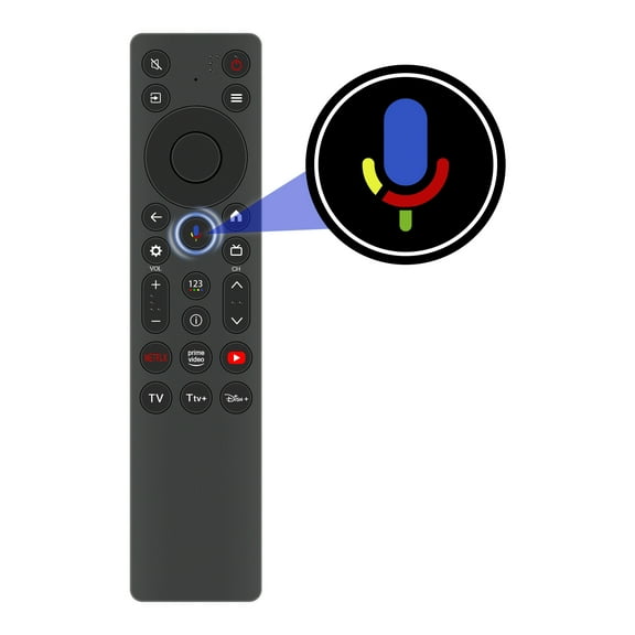 Allimity RC813A Voice Replaced Remote Control Compatible with TCL QLED 4K Smart QD-Mini LED TV 65-Inch 85-Inch QM6K Series 65QM6K 85QM6K