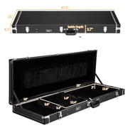 High Grade Guitar Square Hard Case Flat Black