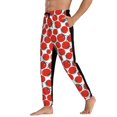 thumbnail image 3 of Kdxio Hand Drawn Tomatoes Pattern Joggers,Sweatpants for Men with Pockets-Large, 3 of 5