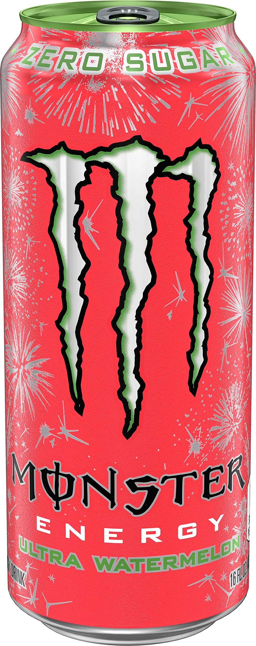 Monster Energy Zero Sugar Ultra Watermelon Energy Drink 15 - 16 fl oz Cans