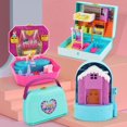 thumbnail image 2 of MesaSe Playhouse Toy with Music Light Bright Color Smooth Edge Fun Figures Educational Mini Theme Box Toy for Kids Style B One Size, 2 of 13