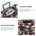 thumbnail image 3 of Kdxio Roosters 2 Pattern Luggage Cover for Travel,Elastic and Durable,Fits 18-32 Inch,Anti-Scratch Suitcase Protector-No luggage included, 3 of 5