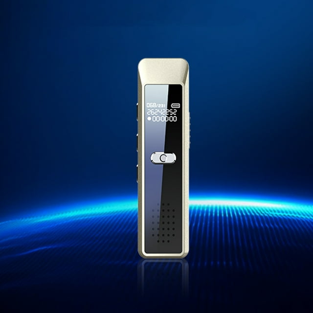 COFEST 4GB/8GB/16GB/32GB Voice Recorder with Screen Display Audio Voice Recorder Small MP3 Digital Recorder for Lecture Interview Meeting Class Black