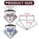 thumbnail image 2 of Formal Dog Tuxedo Wedding Dog Bandana Collar Dog Collar with Bow Tie Adjustable Dog Bowtie for Small Medium Large Pet, 2 of 5