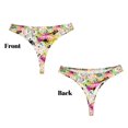 thumbnail image 3 of Balery Retro Musical Tangas de Algodón para Mujer con Estampado – Ropa Interior Sexy, Transpirable, G-string-Medium, 3 of 6