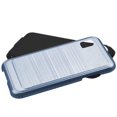 thumbnail image 2 of Kaleidio Case For Motorola Moto E6 [Vector Armor] Slim Fit Hybrid [Shockproof] Lightweight TPU 2-Piece Carbon Fiber Accent Cover w/ Overbrawn Prying Tool [Blue/Black], 2 of 3