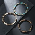 thumbnail image 3 of Xiao Hua Pulsera Boho con Cuentas de Madera, Pulsera Elástica, Joyería para Mujeres y Hombres-D, 3 of 4
