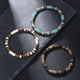 thumbnail image 3 of Nvzi Pulseras de cuentas de madera Pulseras elásticas Pulseras de joyería y hombres-E, 3 of 4