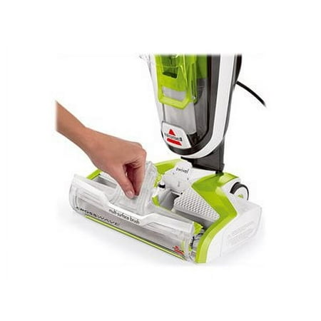 BISSELL CrossWave All-in-One Multi-Surface Wet Dry Upright Vacuum - Molded White, Titanium and Cha Cha Lime Green