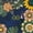 Navy Gold Olive, variant on Manfei Boho Flower Leaves Blackout Curtains,Hippie Floral Damask Window Curtains Pack of 2 (38x45 Each)