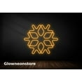 thumbnail image 2 of Glowneon Snowflake Neon Sign, Snowflake Led Sign, Snowflake Winter Neon Light, Snowflake Art Neon, 2 of 4