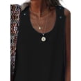 thumbnail image 2 of DYMADE Women Casual Wide Strap Pockets Mini Pinafore Siamese Dress, 2 of 4