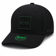 BOSS Black Performance Snapback Baseball Cap Breathable Adjustable Hat
