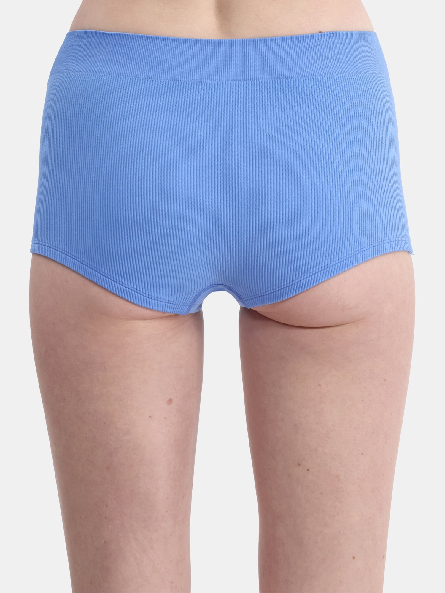 No Boundaries Seamless Boyshort Panties, Women's and Women's Plus