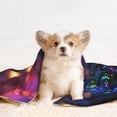 thumbnail image 4 of Pofeuu Glowing Chameleon Fantasy Art Print Puppy Blanket,Dog Blankets,Pet Blanket Cozy Cat Blankets for Indoor Cats, Fuzzy Pet Blanket for Kitten Doggy Dog Blankets-Medium, 4 of 8