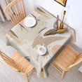 thumbnail image 2 of Brown Boho Abstract Pattern Square Tablecloth,Waterproof Square Table Cover,Wipeable Spillproof Washable Table Cover for Home Kitchen Party Decor 52"x52"(132x132cm), 2 of 6