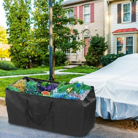 

Fosa Black 600D Oxford Cloth Outdoor Waterproof Proof Furniture Storage Bag 122x39x55cm Furniture Cover Bag