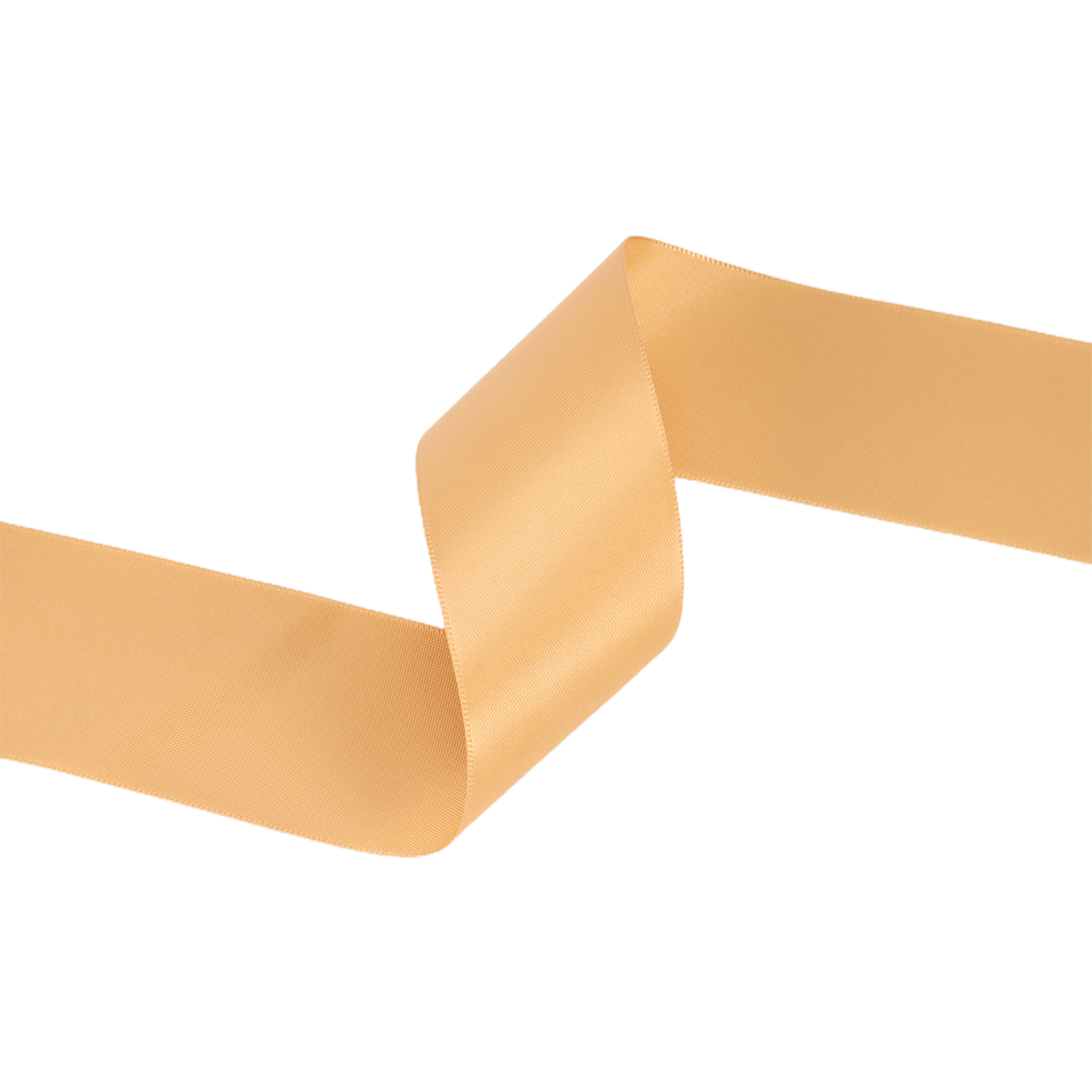 LaRibbons 1 1/2" Gold Single Face Satin Ribbon, 50 Yard