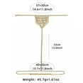 thumbnail image 5 of HOOUN Women's Bohemian Diamond Fringed Sexy Waist Chain Thong Chain Nightclub Briefs-Silver, 5 of 6