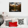 thumbnail image 4 of Nawypu Croatia Castles Lake Evening Sky Trakoscan Castle Canvas Prints Frame Art Poster Wall Art For Home Office Decorations With Framed, 4 of 4