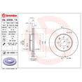 thumbnail image 2 of Par de DISCOS VENTILADOS CITY 2010 al 2015 HONDA Delanteros BREMBO ., 2 of 5