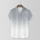 thumbnail image 3 of Camisas de Manga Larga para Hombres Moda Casual Impresión Cuello de Vuelta Blusa Transpirable para Diario Y de Negocios, 3 of 5