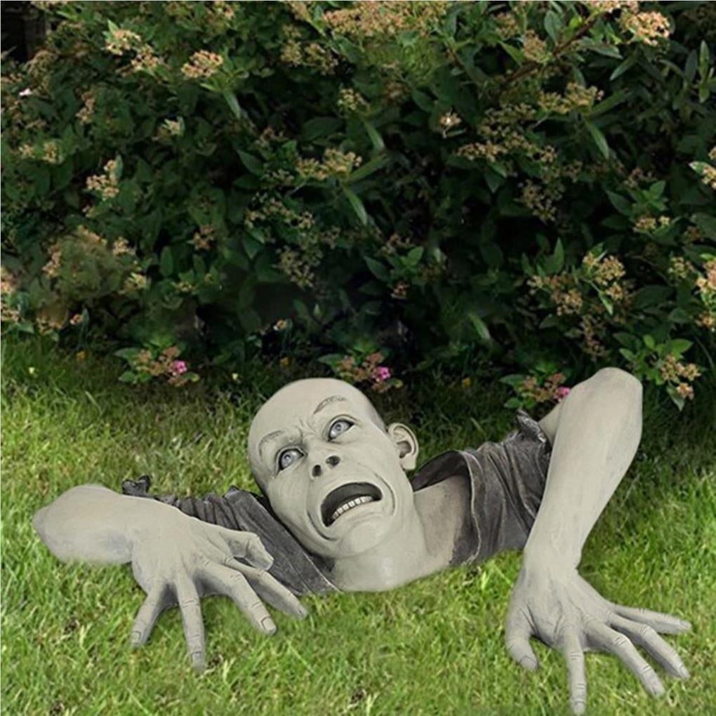 Guardoinrt Hideous Zombie Statue Halloween Garden Gnome Ornament And Is Preferred Choice For Meticulously
