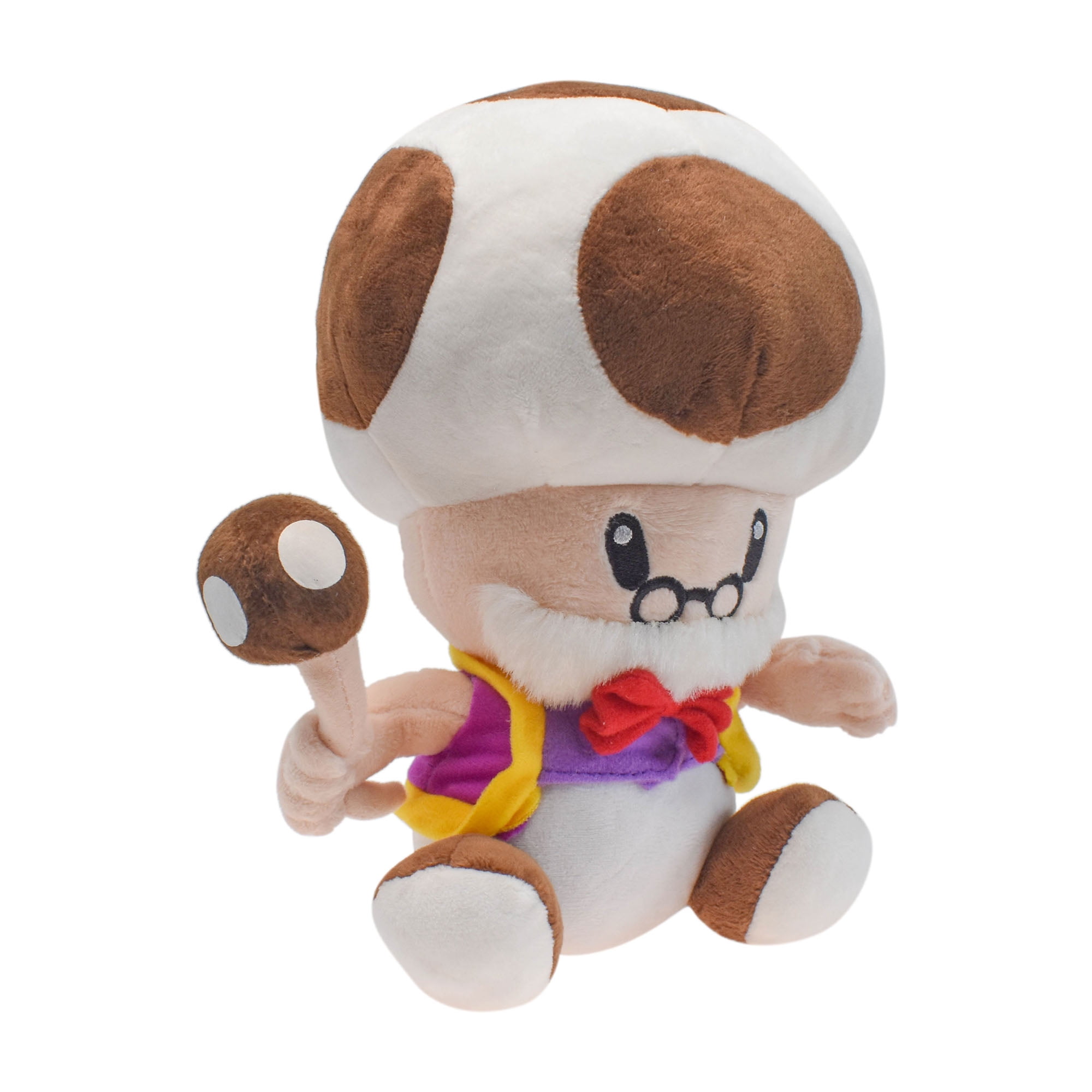 10'Super Mario Toad Mushroom Old Man Plush Toy Soft Plush Doll Baby Birthday Gifts