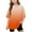Orange, variant on Shirts for Teens Girls Baggy Round Neck Blouse for Girls Short Sleeve Shirts Gradient Blouses Girls Blouses Size 14-16 New Arrivals
