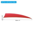 thumbnail image 2 of Uxcell Arrows Vanes 30 Pack 4 Inch Arrow Turkey Feather Left Wing Red for DIY Target Shooting, 2 of 6