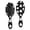 Halloween Ghost Boo Pattern, variant on Halloween Ghost Boo Pattern Brush, Detangling Hair Brush, Scalp Massage Hair Comb, Round Tip Bristles Gifts for Daily Hair Care