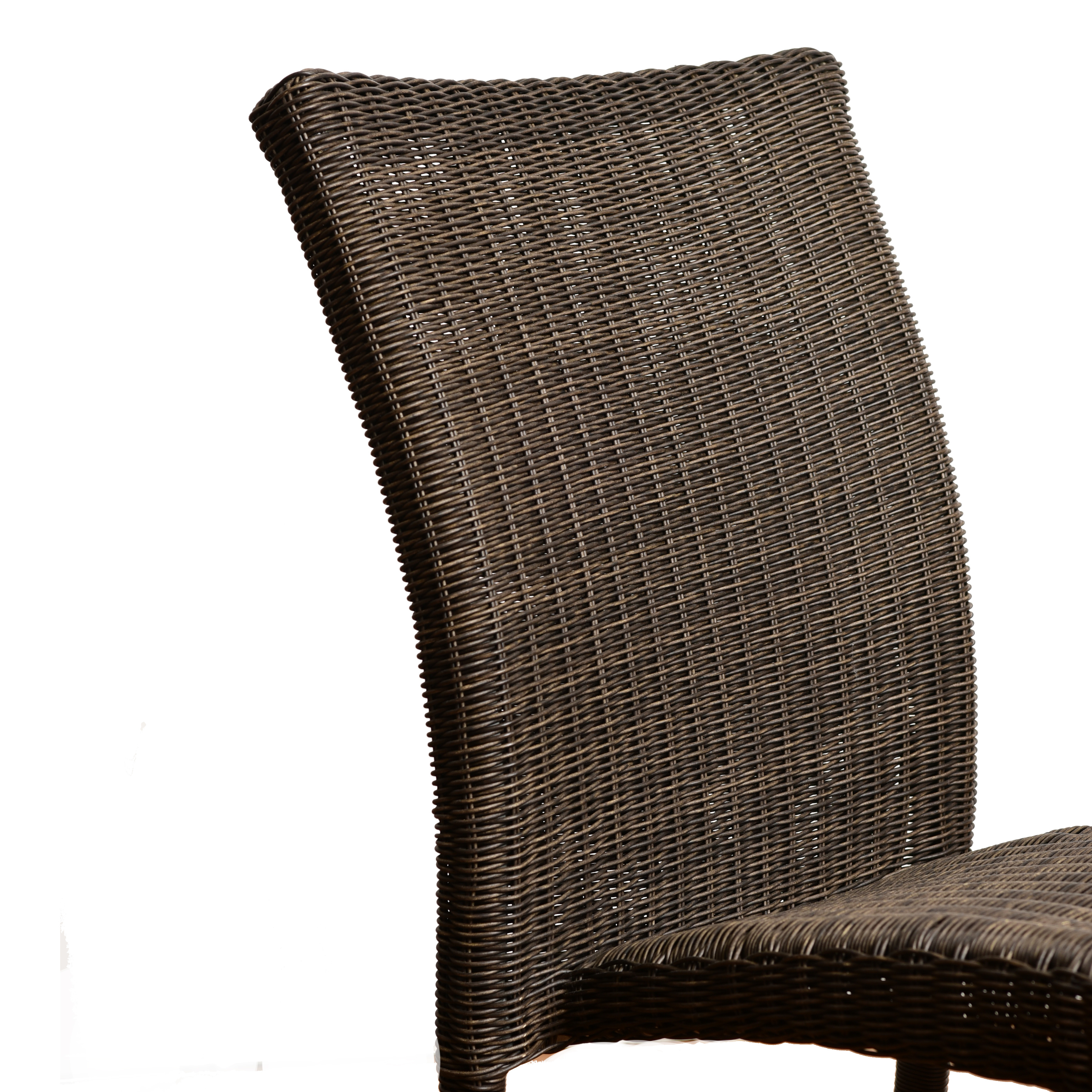 Amazonia Bari 4-Piece Eco-Friendly Wicker Outdoor Patio Sidechair Set