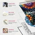 thumbnail image 3 of Libro de colorear Mandala para adultos con 36 rotuladores de doble punta, 3 of 9