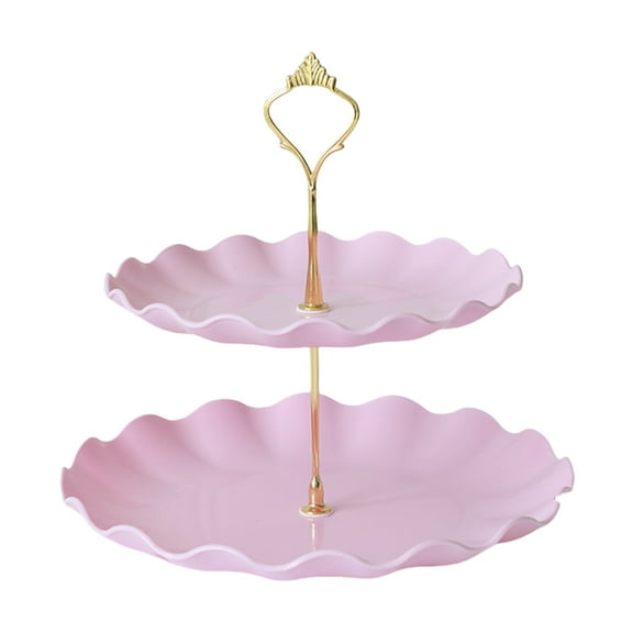 HOMBOTI Cake Display Stand for Party 2 Tier Dessert Cupcake Stand Cake Plate Display for Baking Gifts Dessert Table Display for Party, Wedding, Birthday