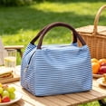 thumbnail image 3 of Clearance Lunch Box, Waterproof Reusable Portable Lunch Bag for Back to S*chool / Work / Travel / Picnic / Party, Under 1 Dollars! (Blue), 3 of 7