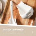 thumbnail image 2 of 1 Set Practical Spoon Holder Ceramic Scoop Eating Spoon for Home (White), 2 of 4
