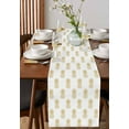 thumbnail image 3 of Table Runner Pineapple Yellow White Fruit Table Decoration for Kitchen Dinning Simple Art Table Decoration for Indoor Outdoor Party Wedding Decor 13x72inch, 3 of 7