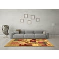thumbnail image 3 of Ahgly Company Indoor Rectangle Abstract Brown Contemporary Area Rugs, 7' x 10', 3 of 4