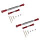 thumbnail image 2 of 8X Varilla de Dirección Ajustable de Metal Servo Link Varilla de Tracción para MN D90 D99 MN-90 -45 Rojo, 2 of 5