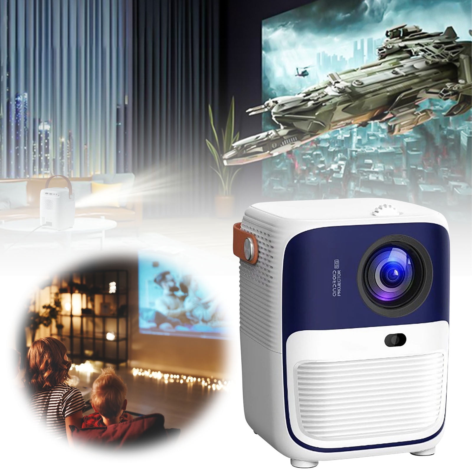 Yaber T2 Plus 1080P Home Theater Projector, JBL Speakers & Dolby