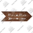thumbnail image 1 of Putuo Decor Wedding Arrow Wooden Sign Wood Plaque Welcome Guide Board For Marry Wedding Scene Sweet Love Hanging Irregular Sign, 1 of 4