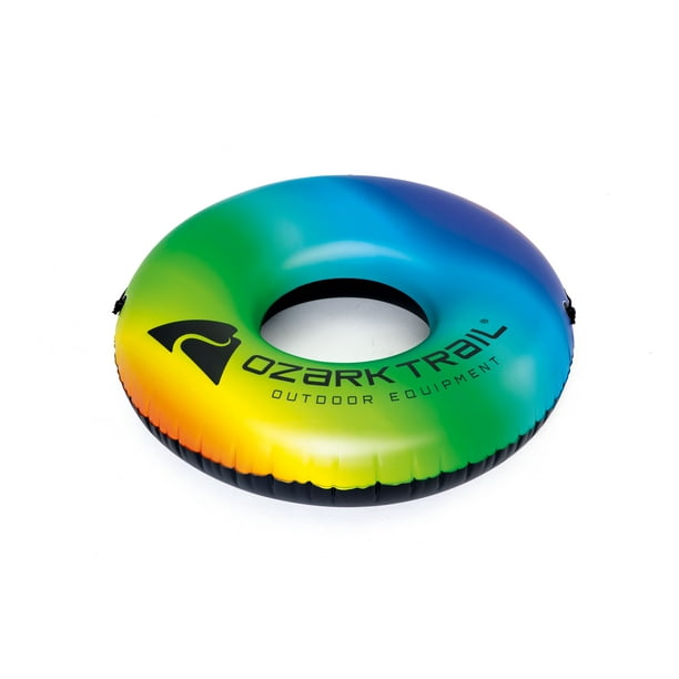 Ozark Trail Inflatable Rainbow River Tube, Single Rider