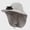 Gray, variant on Mens Sun Hats Solar Powered Fan Wide Brim Hat with Adjustable Rope Clean Fit Cooling Hat for Hiking