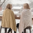 thumbnail image 5 of Joyfy Soft Linen Leopard Fleece Throw Blanket 50x60 Inches, 280GSM Cozy Cute Blanket for Couch - Aesthetic Home Room Decor and Gift for Women, Mom, Girls, 5 of 8